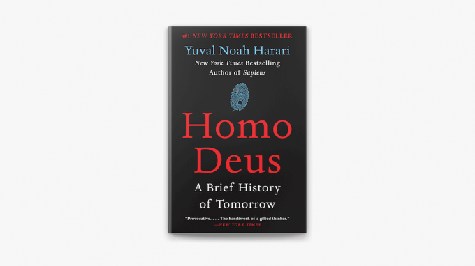 Homo Deus -Book cover
