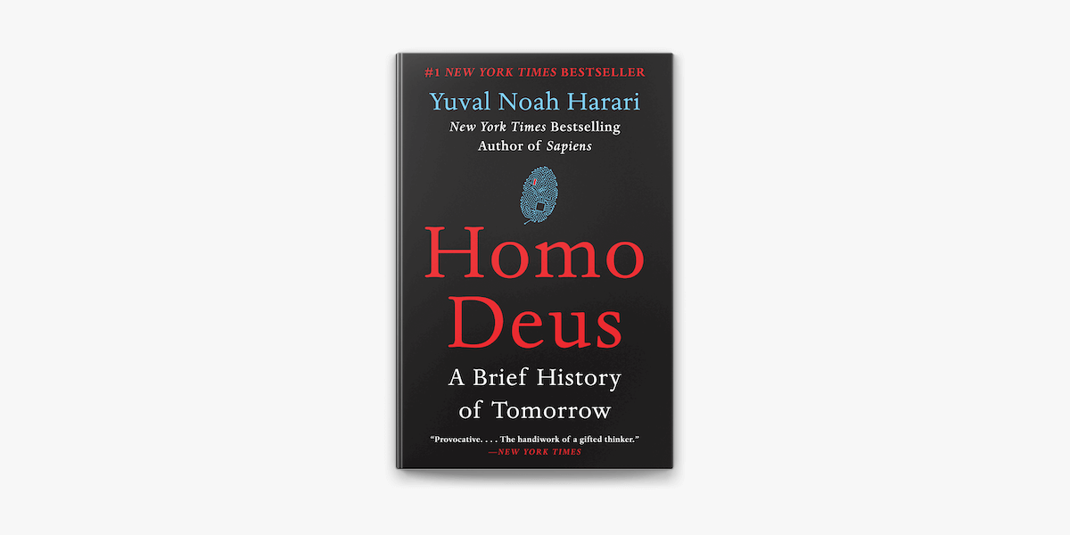 Homo Deus -Book cover