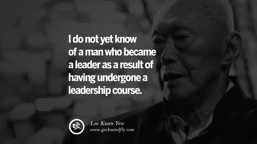 From third world to first- Lee Kuan Yew