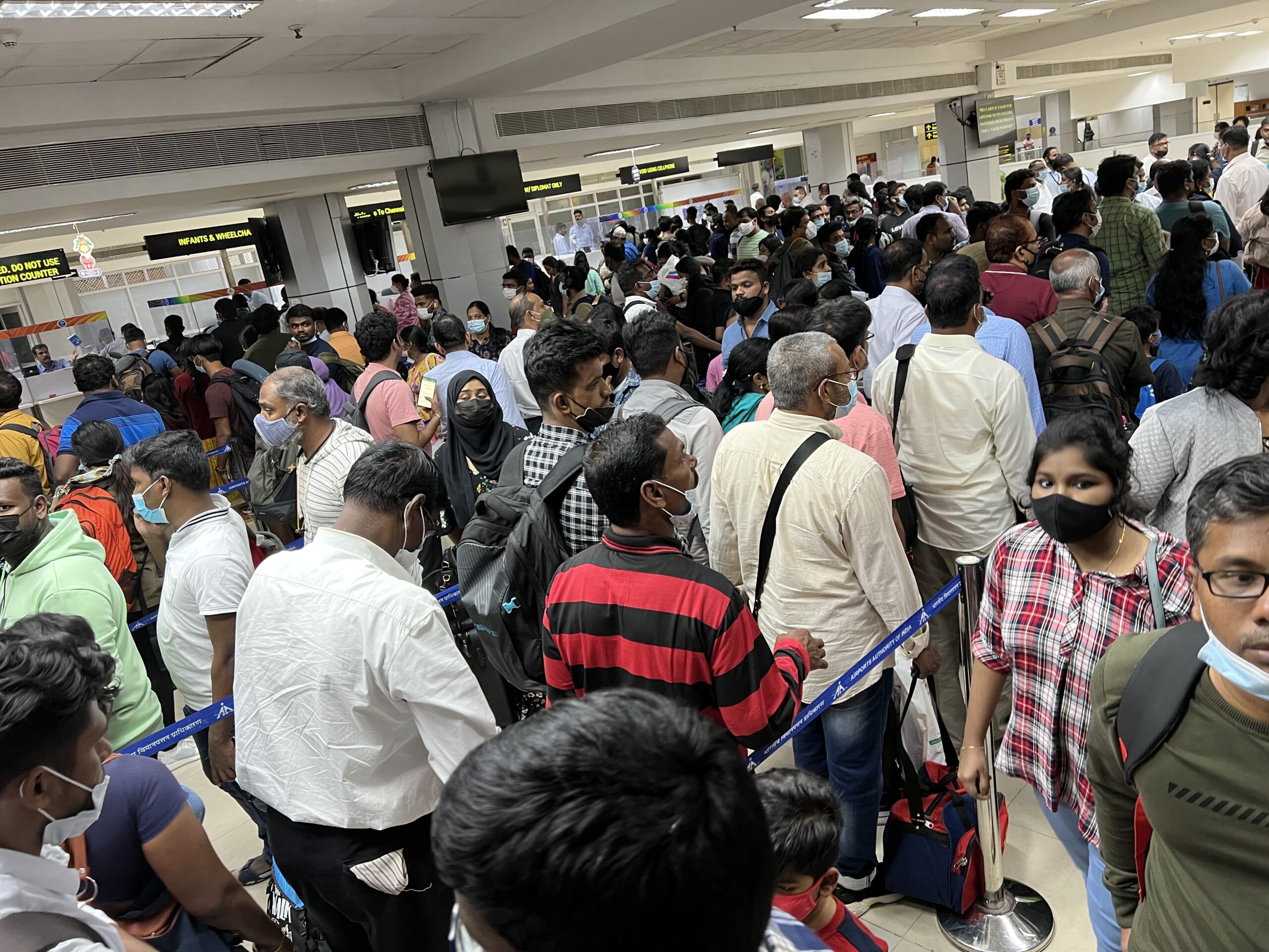 Immigration Chaos, Chennai Airport