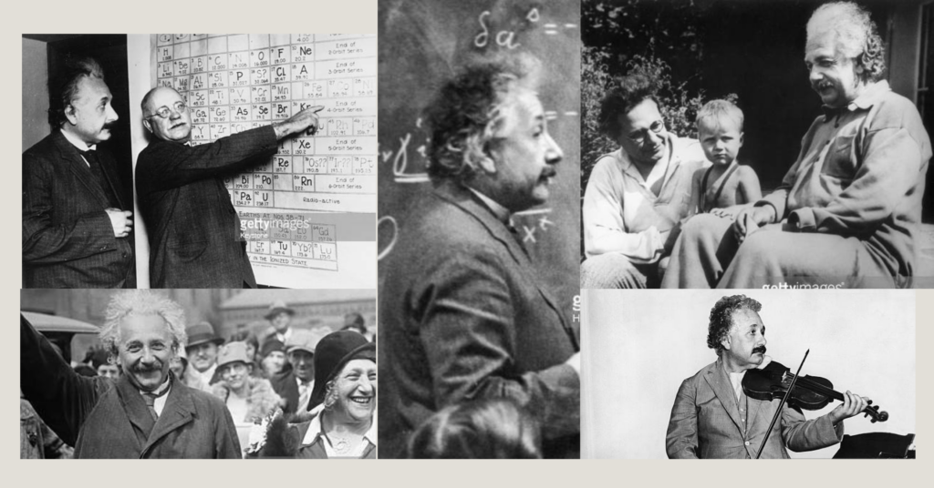 Einstein's life and images 