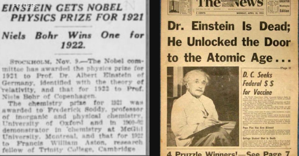 Einstein News Article