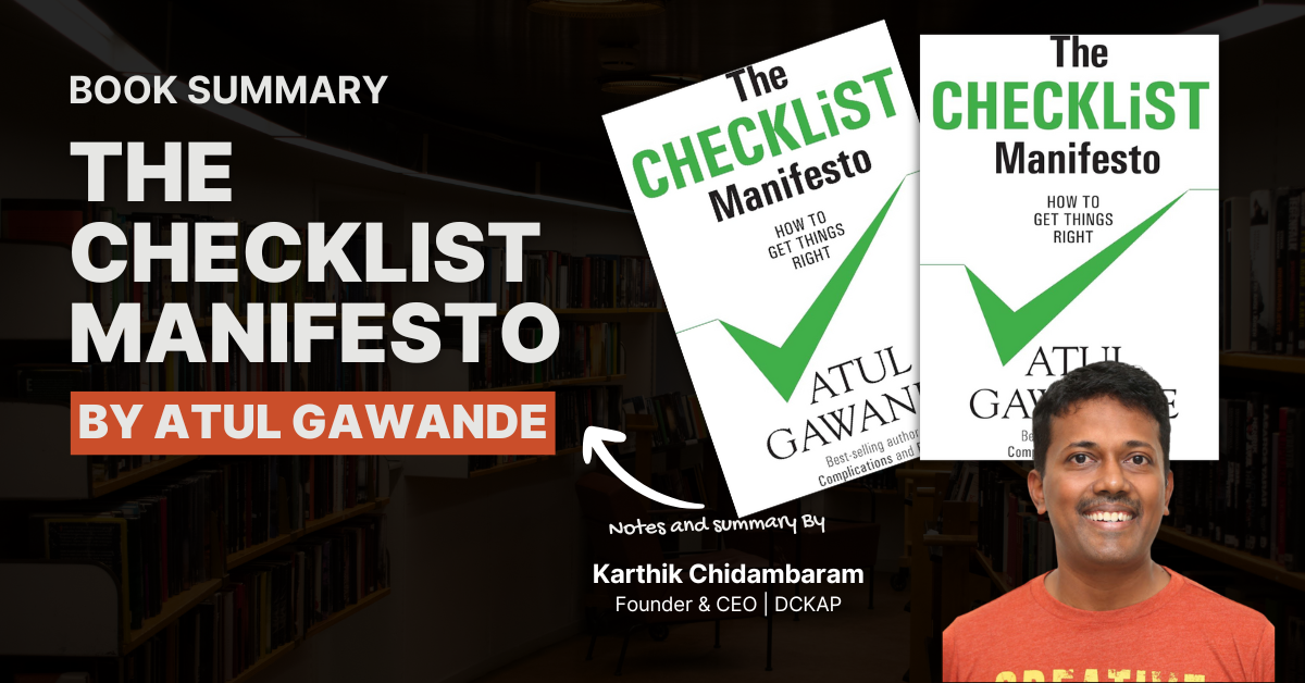 The Checklist Manifesto