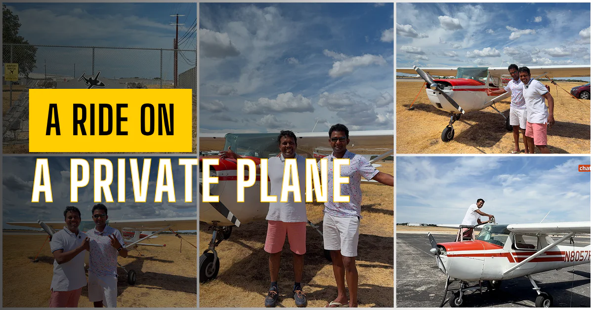 A Ride On A Private Plane